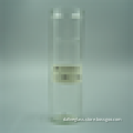 400ml Clear Straight Side Cylinder Glass Vase Ornamenting with Cross Engraving